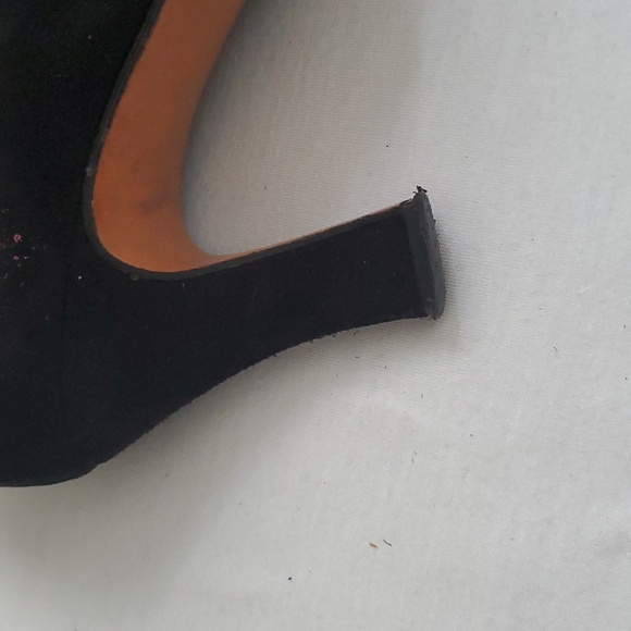 Matignon women shoes black suede size 8 1/2 - Picture 7 of 9